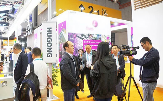 江苏常州卫视拍摄CA88意大利CEA展位