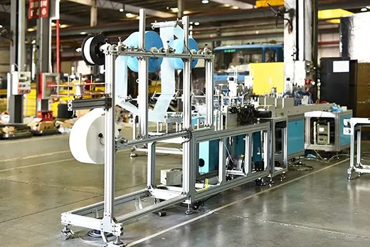 CA88全自动一拖二平面口罩机